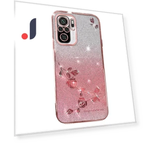 Flower Rhinestone TPU Phone Cover — Mobiles, Smartwatch 2025