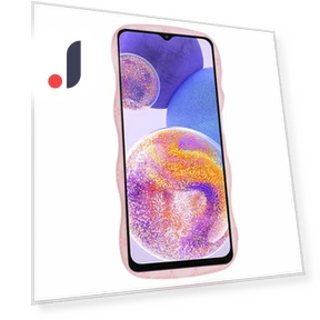 Glitter Stars TPU Phone Cover with Wavy Edge — Phone Accessories, Smartwatch 2025