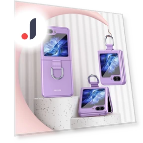 Hard PC Phone Case with Ribbon Metal Ring Holder — Phone Accessories, Smartwatch 2025