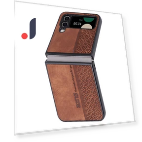 Imprinted Pattern PU Leather Coated Folding PC Case — Screen Protectors, Smartwatch 2025