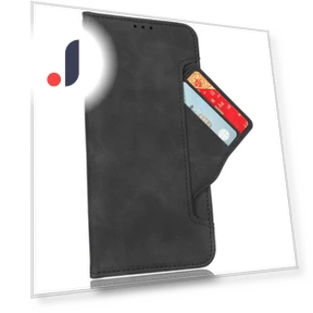Leather Flip Phone Cover with Multiple Card Holders — Flip Cases, Smartwatch 2025