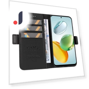 Leather Phone Case Wallet Stand — Phone Accessories, YIKATU