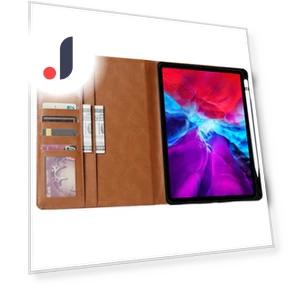 Leather Tablet Cover with Card Slot — Keyboard Cases, Smartwatch 2025