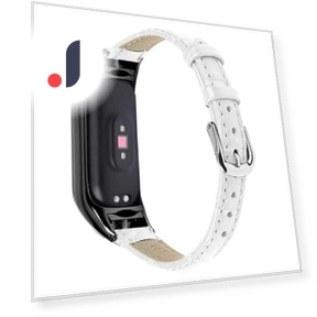 Leather Watch Strap with Bamboo Grain — Bands, Smartwatch 2025