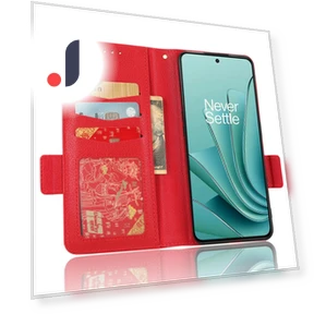 Litchi Texture Folio Flip Wallet Stand Phone Cover — Phone Accessories, Smartwatch 2025