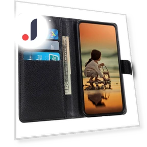 Litchi Texture Wallet Leather Phone Cover — Phone Accessories, Smartwatch 2025