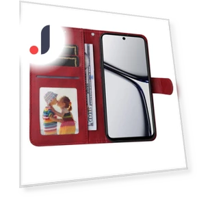 Magnetic Clasp PU Leather Wallet Phone Stand Cover — Flip Cases, Smartwatch 2025