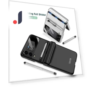 Magnetic Hinge PC Foldable Phone Case with Camera Lens Film Design — Screen Protectors, Smartwatch 2025