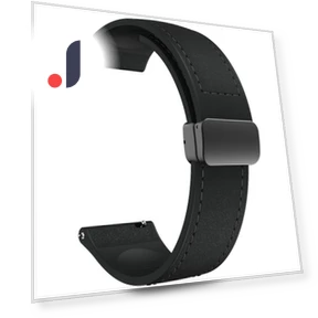 Magnetic Leather Coated Silicone Band — Bands, Smartwatch 2025