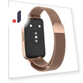 Magnetic Lock Metal Adjustable Wristband — Fitness Bands, Smartwatch 2025