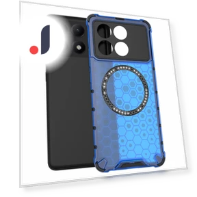 Magnetic Phone Case Honeycomb TPU+PC Back Cover — Basic Cases, Smartwatch 2025