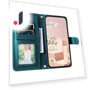 Magnetic Phone Case Leather Rhombus Grid Stand Cover — Phone Accessories, Smartwatch 2025