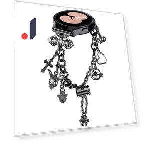Metal Charm Wristband Bracelet — Bands, Smartwatch 2025