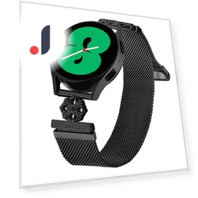 Milanese Band Flower Stainless Steel Magnetic Mesh Watch Strap — Bands, Smartwatch 2025