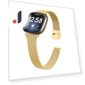 Milanese Stainless Steel Fine Mesh Smart Watch Strap — Wearable Accessories, Smartwatch 2025