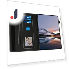 Pattern Leather Tablet Cover with Auto Sleep/Wake — Protective Cases, Smartwatch 2025
