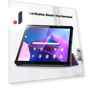 Pattern Printing Auto Wake/Sleep PU Leather Case Trifold Stand Folio Cover — Keyboard Cases, Smartwatch 2025