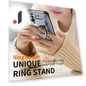 Phone Case with Ring Stand and Magnetic Car Mount — Phone Accessories, Smartwatch 2025