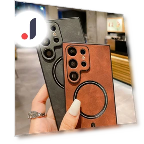 PU Leather Coated PC+TPU Phone Cover — Phone Accessories, Smartwatch 2025