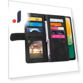 PU Leather Phone Case with Zipper Pocket — Phone Accessories, Smartwatch 2025