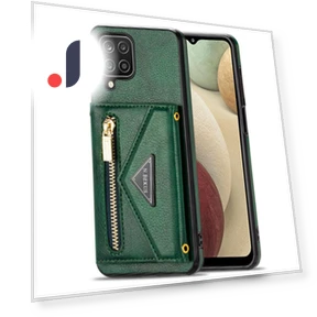 PU Leather+TPU Phone Case with Zipper Card Holder and Kickstand — Phone Accessories, Smartwatch 2025