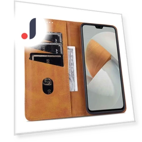 PU Leather Wallet Case Stand — Flip Cases, Smartwatch 2025
