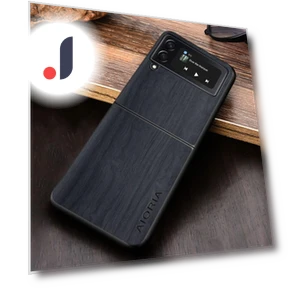 Retro Wood Texture Phone Protective Case — Flip Cases, Smartwatch 2025