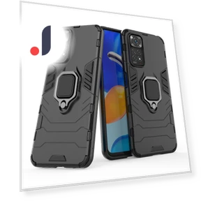 Ring Kickstand Hard PC+Soft TPU Anti-fall Protective Case — Basic Cases, Smartwatch 2025