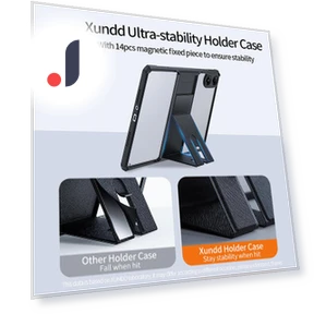 Tablet Case with Leather Kickstand — Keyboard Cases, XUNDD