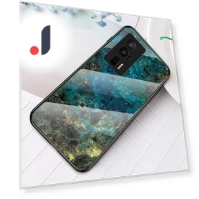 Tempered Glass+PC+TPU Case Marble Pattern Printing Protective Phone Cover — Phone Accessories, Smartwatch 2025