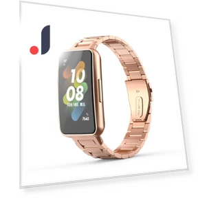 Three Beads Stainless Steel Anti-scratch Smart Watch Band Replacement Wrist Strap — Bands, Smartwatch 2025