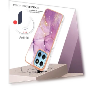 TPU Case with IMD Marble Pattern Electroplated Back Cover — Back Covers, Smartwatch 2025