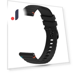 Universal 20mm Silicone Watch Strap — Bands, Smartwatch 2025