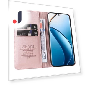 Wallet Case Leather Folio Flip Phone Cover — Flip Cases, Smartwatch 2025