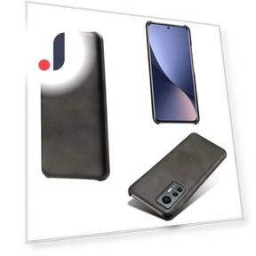 Wear-resistant Calf Textured PU Leather Coating Hard PC Anti-drop Mobile Phone Case Cover — Basic Cases, Smartwatch 2025