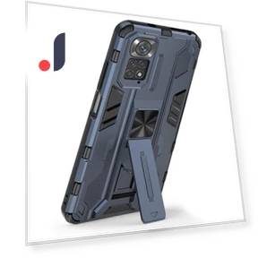 Anti-fall Protection Soft TPU Hard PC Phone Case with Kickstand — Phone Accessories, Smartwatch 2025
