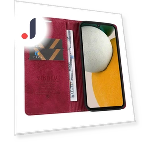 Anti-scratch Wallet Leather Phone Cover — Protective Covers, YIKATU