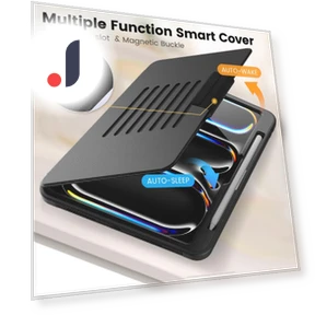Auto Wake/Sleep PU Leather Tablet Case with Card Holder and Stand — Keyboard Cases, Smartwatch 2025
