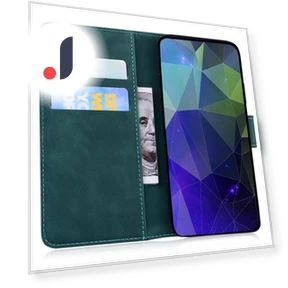 Butterfly PU Leather Wallet Stand Cover — Phone Accessories, Smartwatch 2025