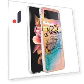 Case with IMD Marble Flower Pattern — Flip Cases, Smartwatch 2025