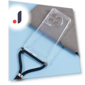 Clear Case Soft TPU Corner Protection Phone Cover with Lanyard — Phone Accessories, Smartwatch 2025
