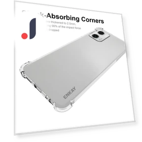 Clear Phone Case with Screen Protector — Screen Protectors, ENKAY