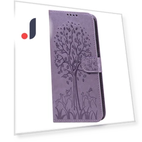 Deer Tree Pattern Imprinted PU Leather Magnetic Flip Cover Wallet Stand Shockproof Protective Case — Flip Cases, Smartwatch 2025
