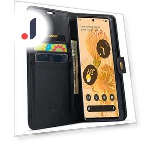 Detachable 2-in-1 Phone Case Split Leather Wallet Stand — Basic Cases, Smartwatch 2025