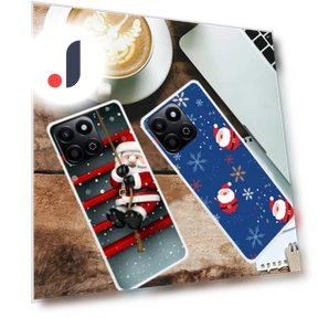 Festive Christmas Pattern Protective Phone Case — Protective Cases, Samrtwatch Bands Straps