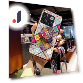 Flower Pattern Hybrid Phone Case with Kickstand — Phone Accessories, Smartwatch 2025