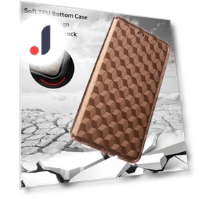 Foldable Stand Imprinted Rhombus PU Leather Case Magnetic Closure Phone Wallet Cover — Flip Cases, Smartwatch 2025