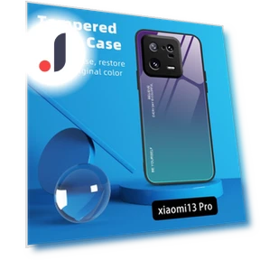 Gradient Color Phone Case with Tempered Glass — Screen Protectors, Smartwatch 2025