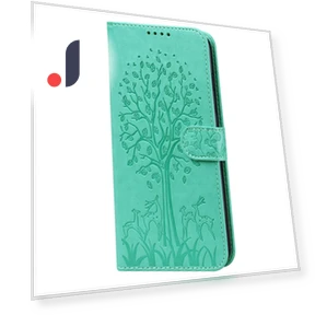 Imprinted Deer Tree Pattern Stand Wallet PU Leather Magnetic Shell Cover — Flip Cases, Smartwatch 2025