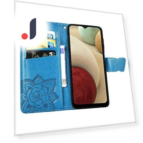 Imprinting Leather Phone Shell with Stand Wallet and Handy Strap — Phone Accessories, Smartwatch 2025